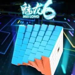 6x6 Speedcube - Puzzel Kubus - Zwart Magic Cube - Moyu Meilong -Duurzamer-speelgoed Winkel 550x692