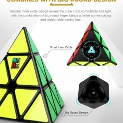 Moyu Meilong Pyraminx -ZWART 38 Moyu Meilong Pyraminx -ZWART -Duurzamer-speelgoed Winkel 550x693 1