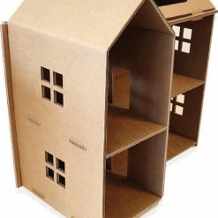 Kartonnen Poppenhuis - Cadeau Van Duurzaam Karton - Hobbykarton - KarTent