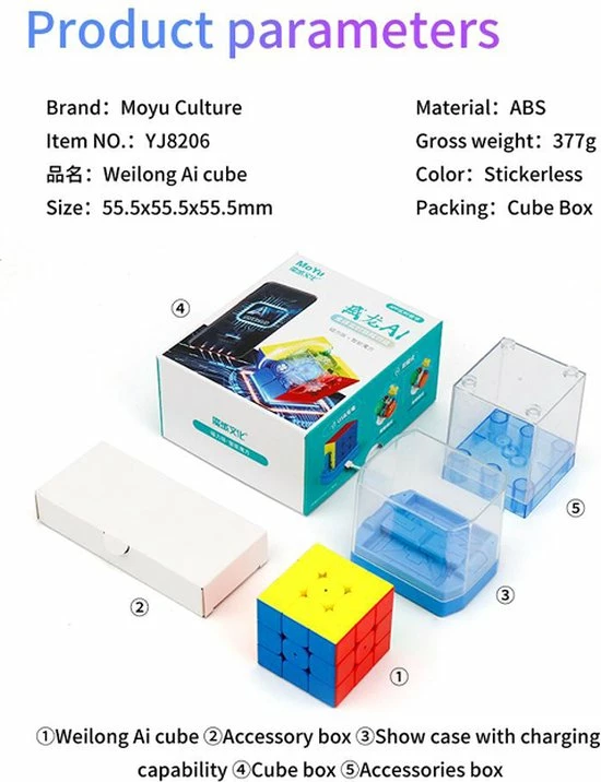 Moyu Weilong AI 3x3 7 Moyu Weilong AI 3x3 - Afbeelding 7