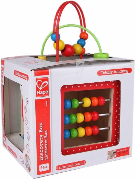 Hape Speelkubus Met Kralenspiraal 8 Hape Speelkubus Met Kralenspiraal - Afbeelding 8