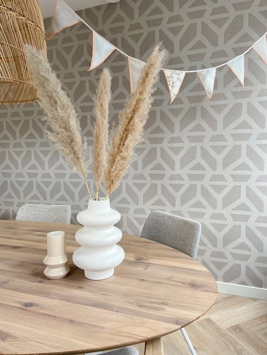 L.A.P. Atelier Vlaggenlijn Naturel | 7,5 Meter | Stoffen Vlaggetjes | Duurzaam & Handgemaakt | Naturel Wit 4 L.A.P. Atelier Vlaggenlijn Naturel | 7,5 Meter | Stoffen Vlaggetjes | Duurzaam & Handgemaakt | Naturel Wit - Afbeelding 4