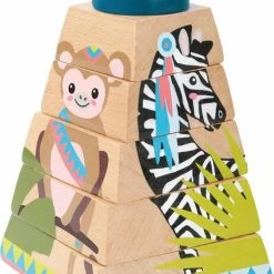 Small Foot Company Small Foot - Stacking Tower "Jungle" 19 Small Foot Company Small Foot - Stacking Tower "Jungle" -Duurzamer-speelgoed Winkel 550x763 10
