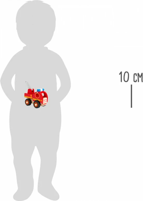 Small Foot Company Small Foot Brandweervoertuig Rood 13 X 7 X 10 Cm 7 Small Foot Company Small Foot Brandweervoertuig Rood 13 X 7 X 10 Cm - Afbeelding 7