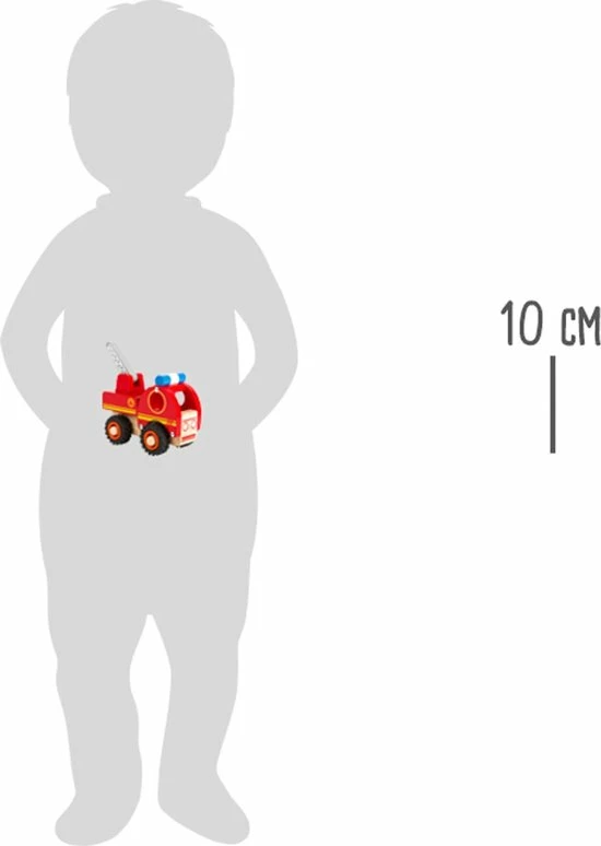 Small Foot Company Small Foot Brandweervoertuig Rood 13 X 7 X 10 Cm 5 Small Foot Company Small Foot Brandweervoertuig Rood 13 X 7 X 10 Cm - Afbeelding 5