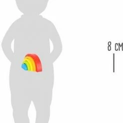 Small Foot Company Small Foot - Wooden Building Blocks Rainbow -Duurzamer-speelgoed Winkel 550x777 5