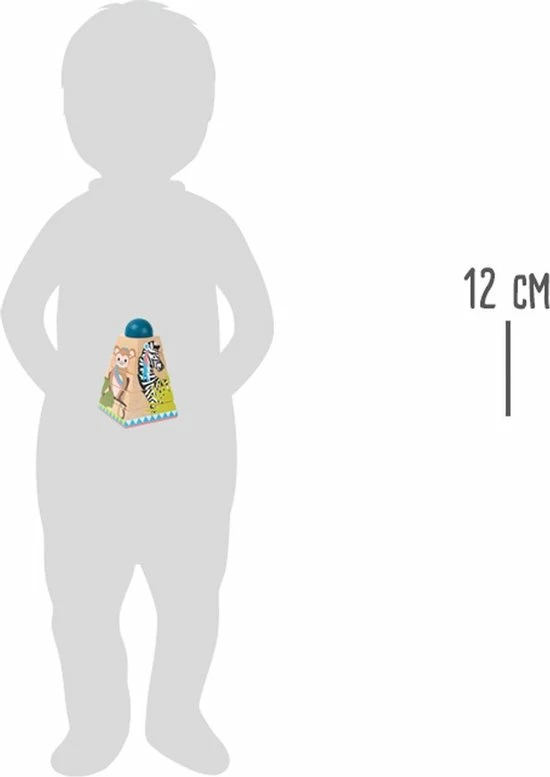 Small Foot Company Small Foot - Stacking Tower "Jungle" 4 Small Foot Company Small Foot - Stacking Tower "Jungle" - Afbeelding 4