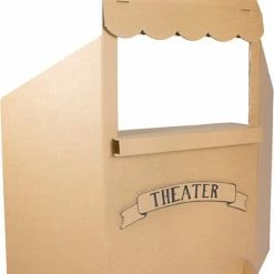 Kartonnen Poppenkast Inclusief Speeldieren - Sinterklaas Cadeau - Hobbykarton - KarTent -Duurzamer-speelgoed Winkel 550x781 1