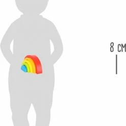 Small Foot Company Small Foot - Wooden Building Blocks Rainbow -Duurzamer-speelgoed Winkel 550x782 4