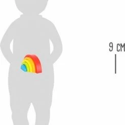 Small Foot Company Small Foot - Wooden Building Blocks Rainbow -Duurzamer-speelgoed Winkel 550x782 5