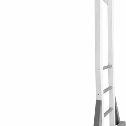 AXI Beach Tower Klimrek In Grijs/Wit - Aanbouw Module Van Hout Voor Speeltoestel Beach Tower - Klim Accessoire Van 205,7cm