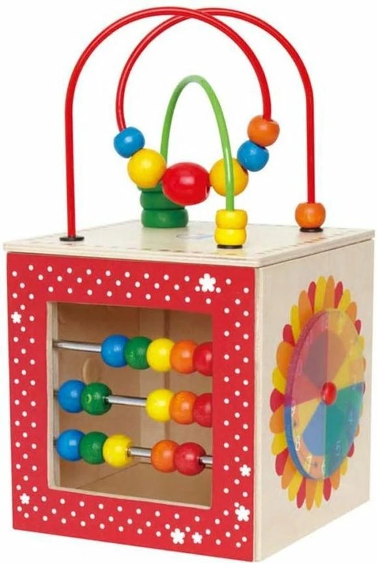 Hape Speelkubus Met Kralenspiraal 1 Hape Speelkubus Met Kralenspiraal