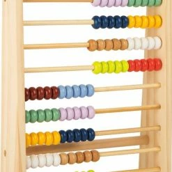 Small Foot Company Telraam Kralen Schuiven Leren - Houten Speelgoed Vanaf 4 Jaar