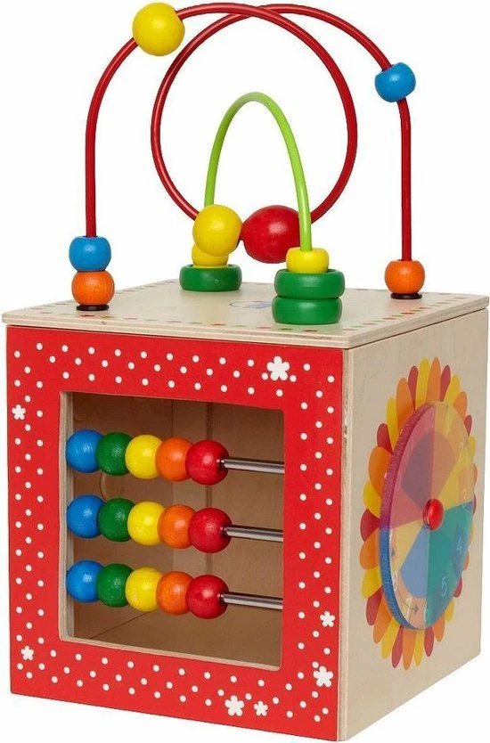 Hape Speelkubus Met Kralenspiraal 9 Hape Speelkubus Met Kralenspiraal - Afbeelding 9